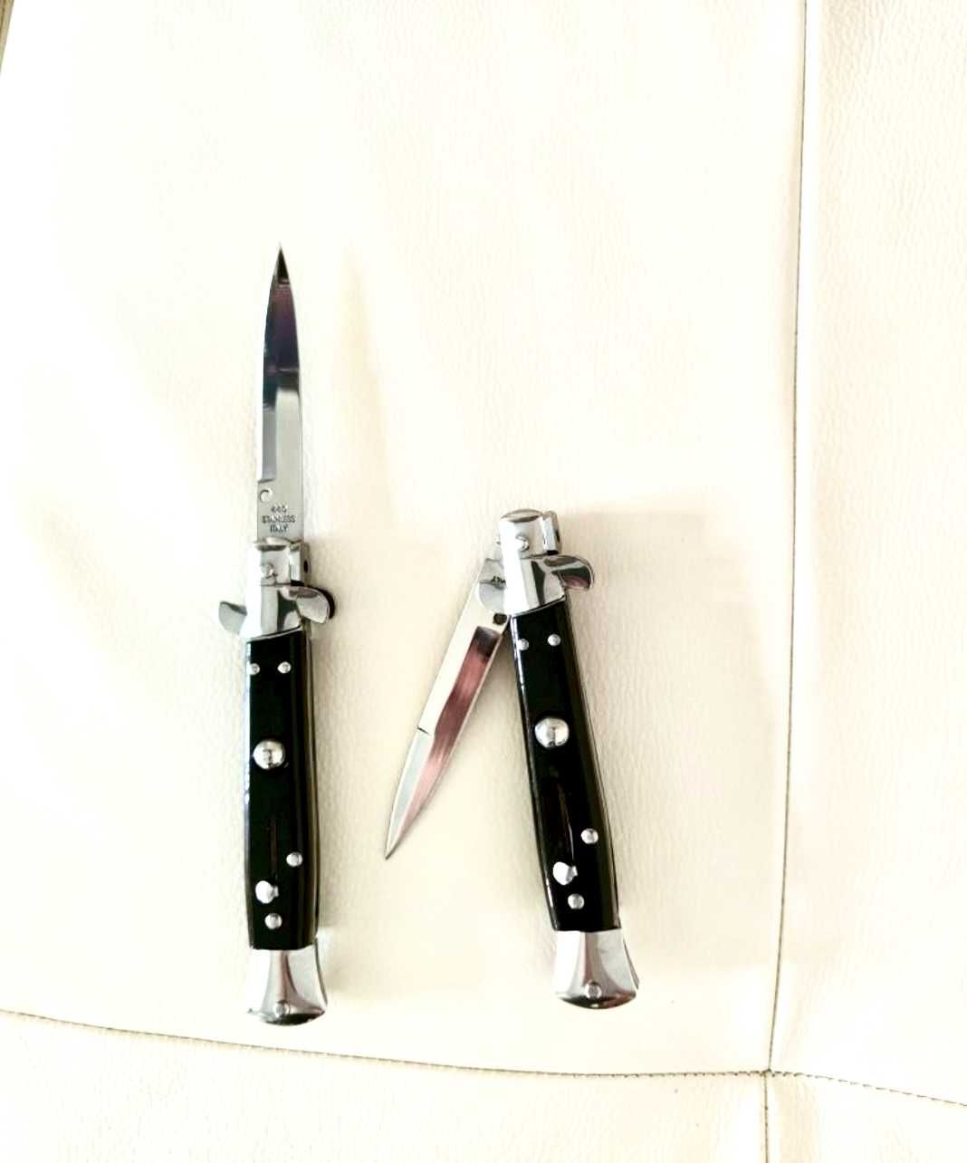 Briceag Sicilian , briceag Stileto 21cm negru / Cuțit Stileto