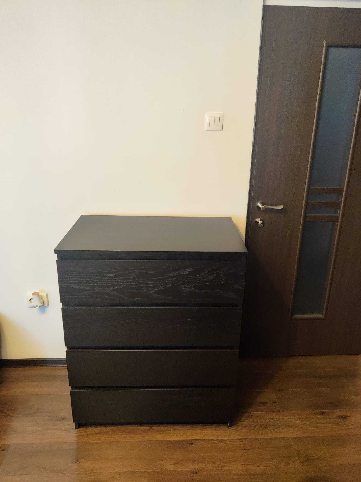 MALM Comoda Ikea cu 4 sertare - culoare Negru.