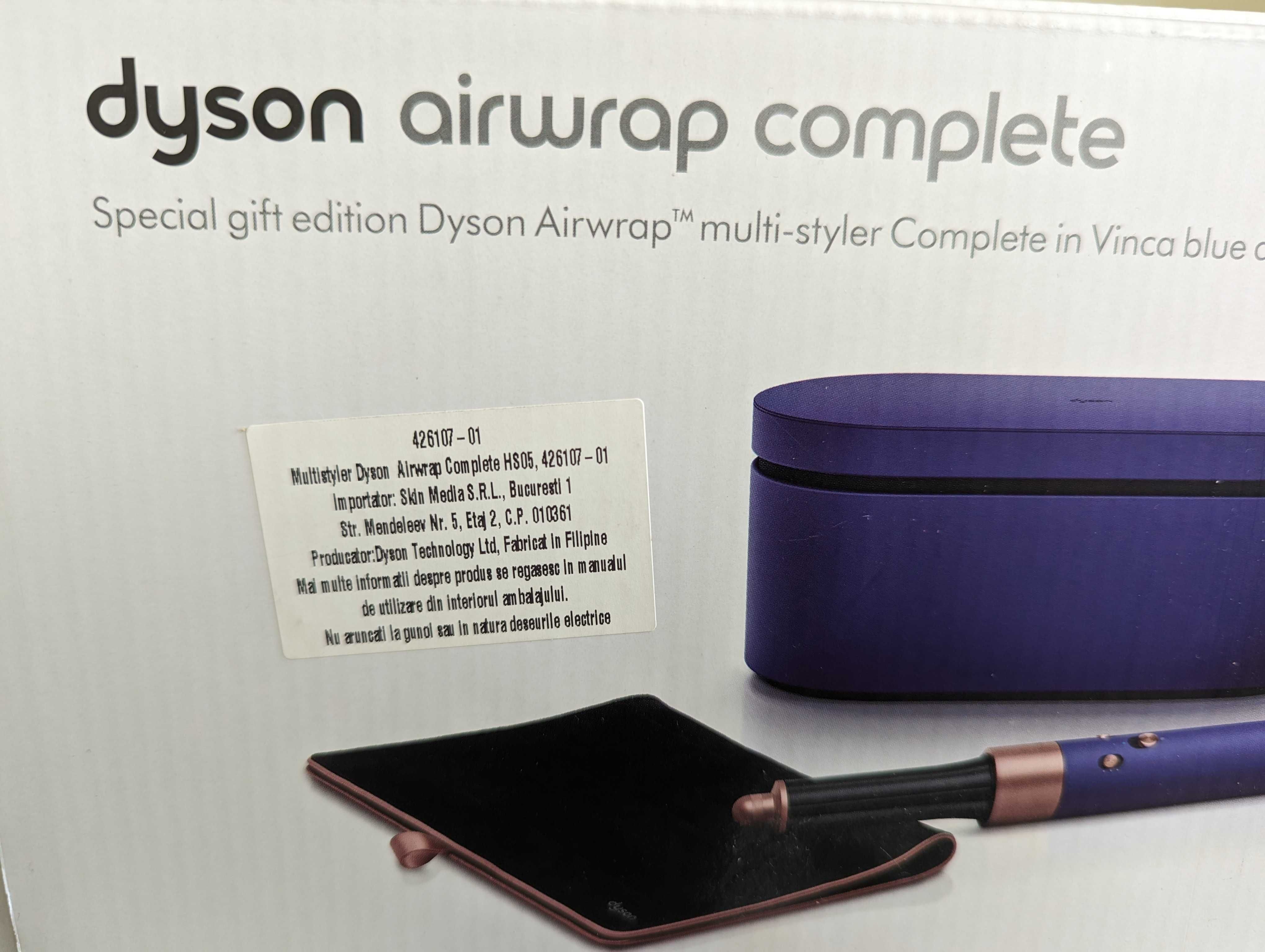 Маша за коса Multistyler Dyson HS05 Airwrap Complete, синьо/Мед