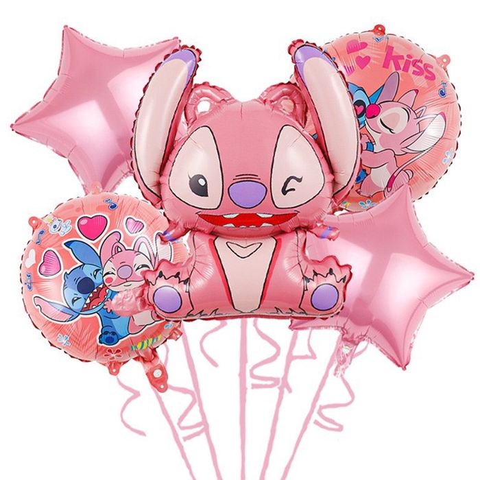 Stitch & Angel парти сет и фолиеви балони