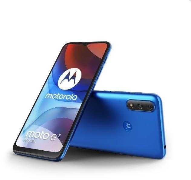 Telefon Moto E7 Power 64GB Display 6.5" 4G Dual Sim Blue Nou Sigilat