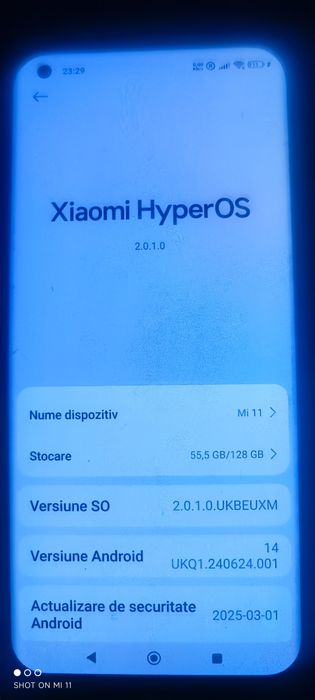 Xiaomi mi 11 5g în perfectă stare.