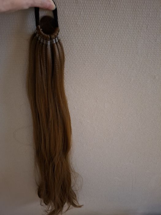 Синтетична коса - висок клас на опашка