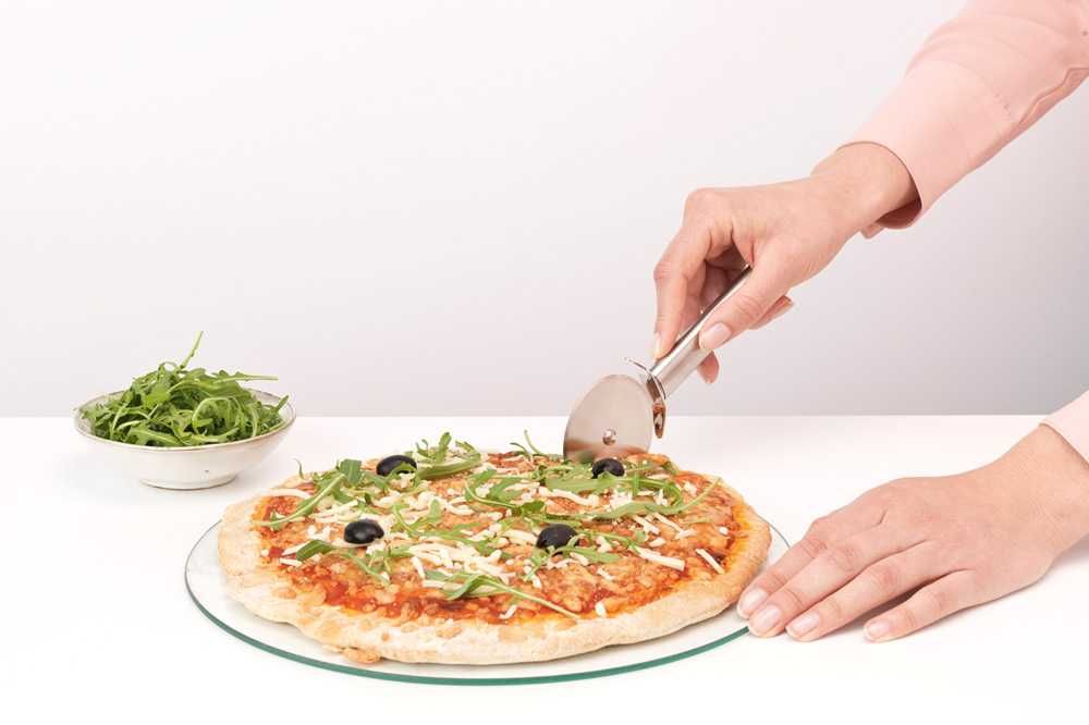 ПРОМО Професионален нож за рязане на пица ИНОКСОВ изцяло Ножче за пици