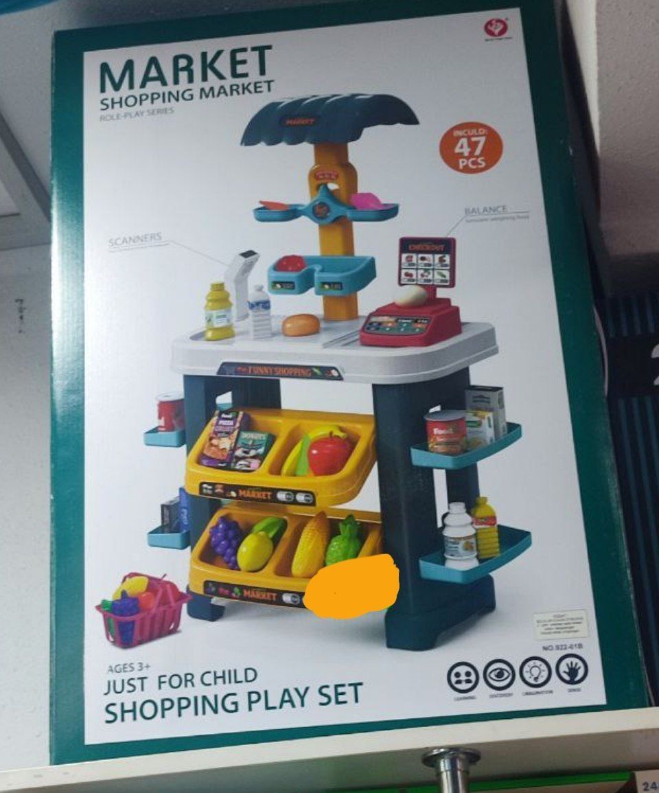 Набор игрушек маркет 47 предметов для детей.  Market nabor bolalar uc
