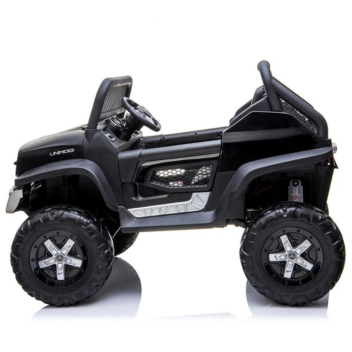Masinuta electrica pentru 2 copii Mercedes UNIMOG 4x35W PREMIUM #Black