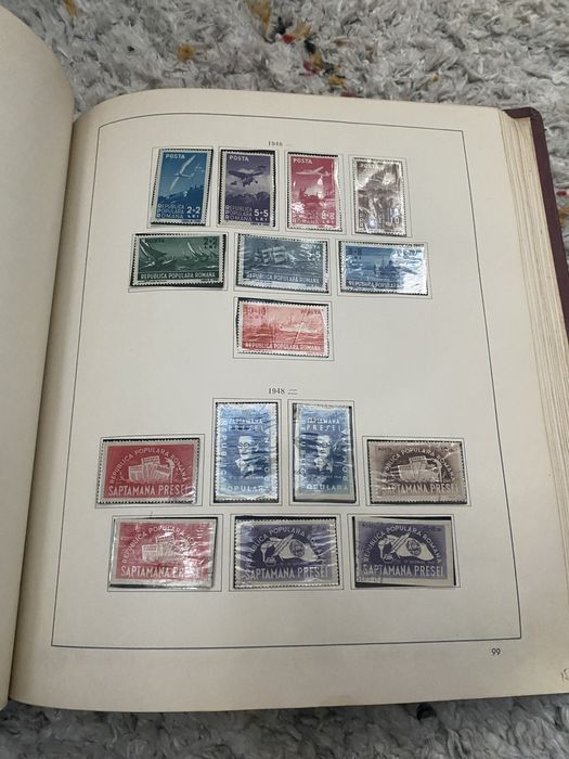 Album Marcilor postale Romamesti timber 1864-1960