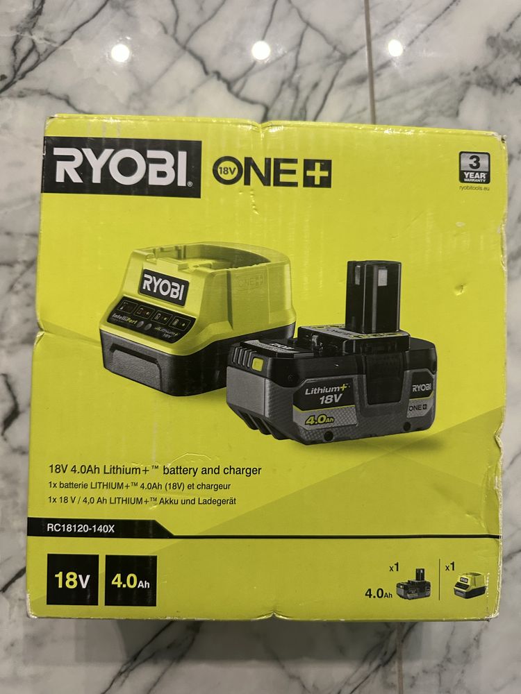 Acumulator RYOBI ONE+ 18V (2.5Ah / 4.0Ah / 5.0Ah) Baterie, încarcator