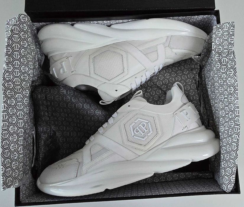 Sneakers  PHILIPP PLEIN Hurricane White TOP Nr 40-47 NOI in CUTIE