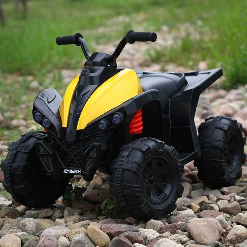 ATV electic pentru copii Kinderauto Wolf 70W 12V Premium #Galben