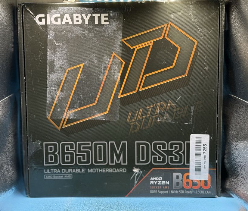 НОВО!!! Дънна платка Gigabyte, B650M DS3H, Socket AM5, mATX