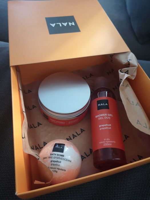 Set NALA Baie și Hidratare - Grapefruit (Șerbet)
