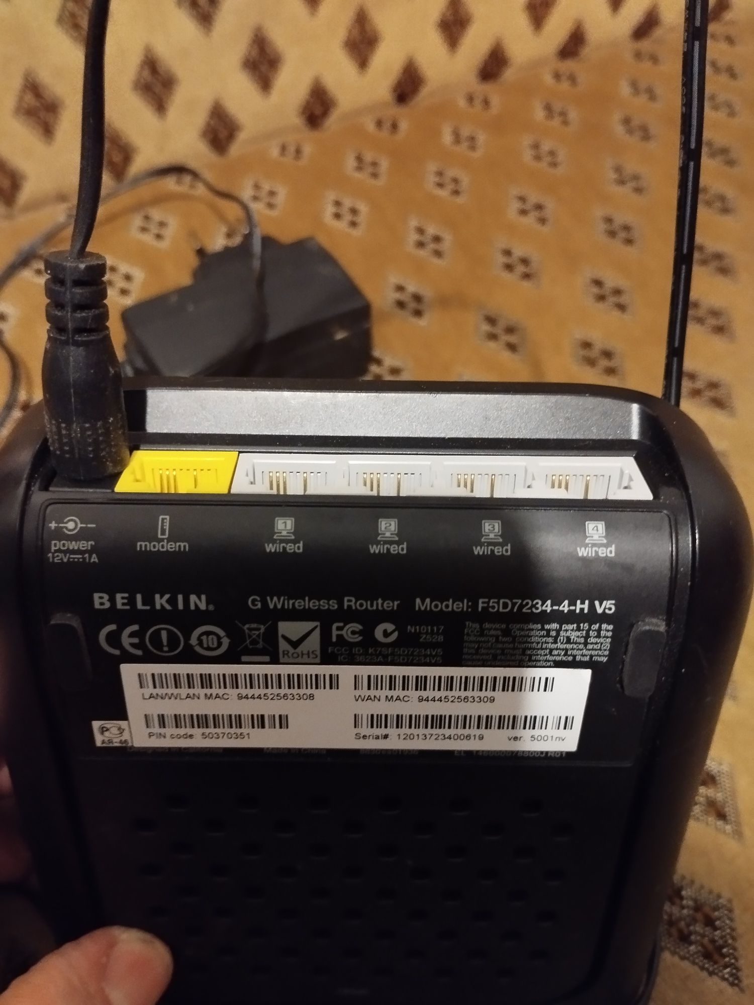 Router Belkin wireless