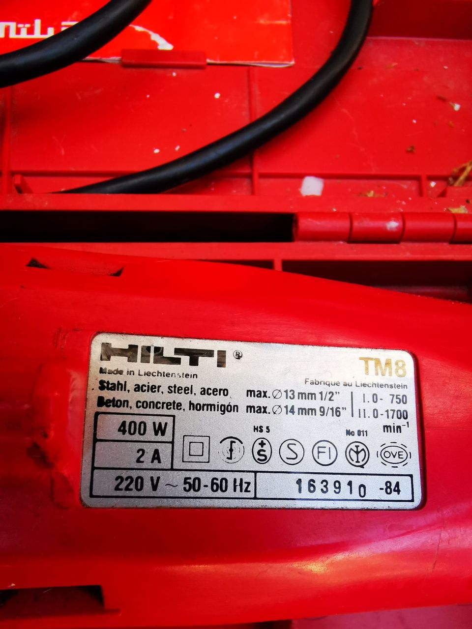 Rotopercutanta HILTI TM8