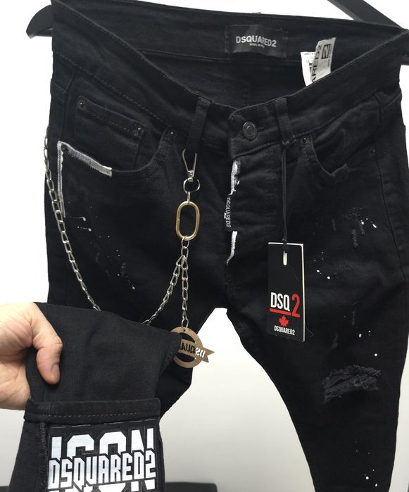 Blugi icon Dsquared2  blck