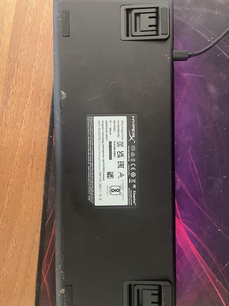 Игровые клавиатуры HyperX alloy origins core 87