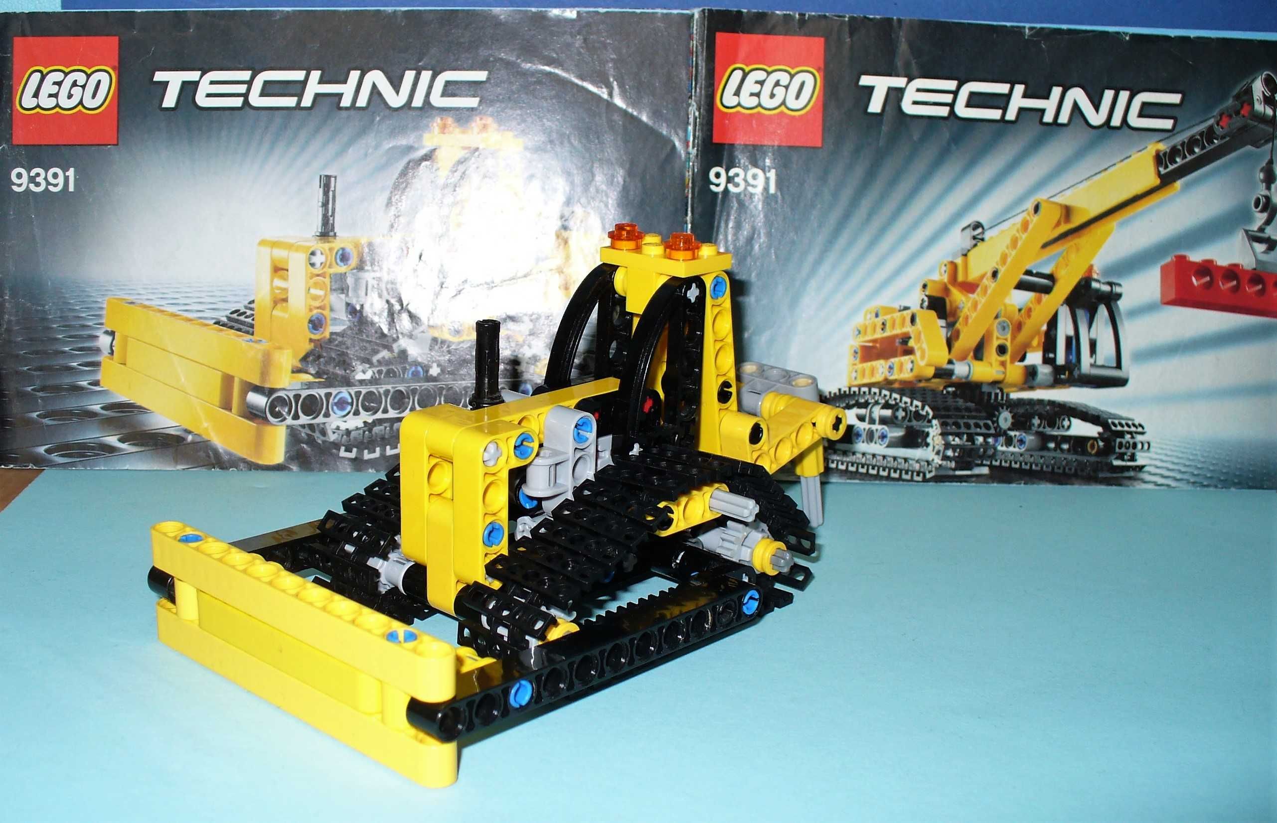 LEGO Technic 9391 модел 2 в 1-тежкотоварен кран и булдозер