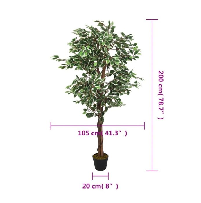 Vând arbore Ficus artificial,înalt de 2 m.