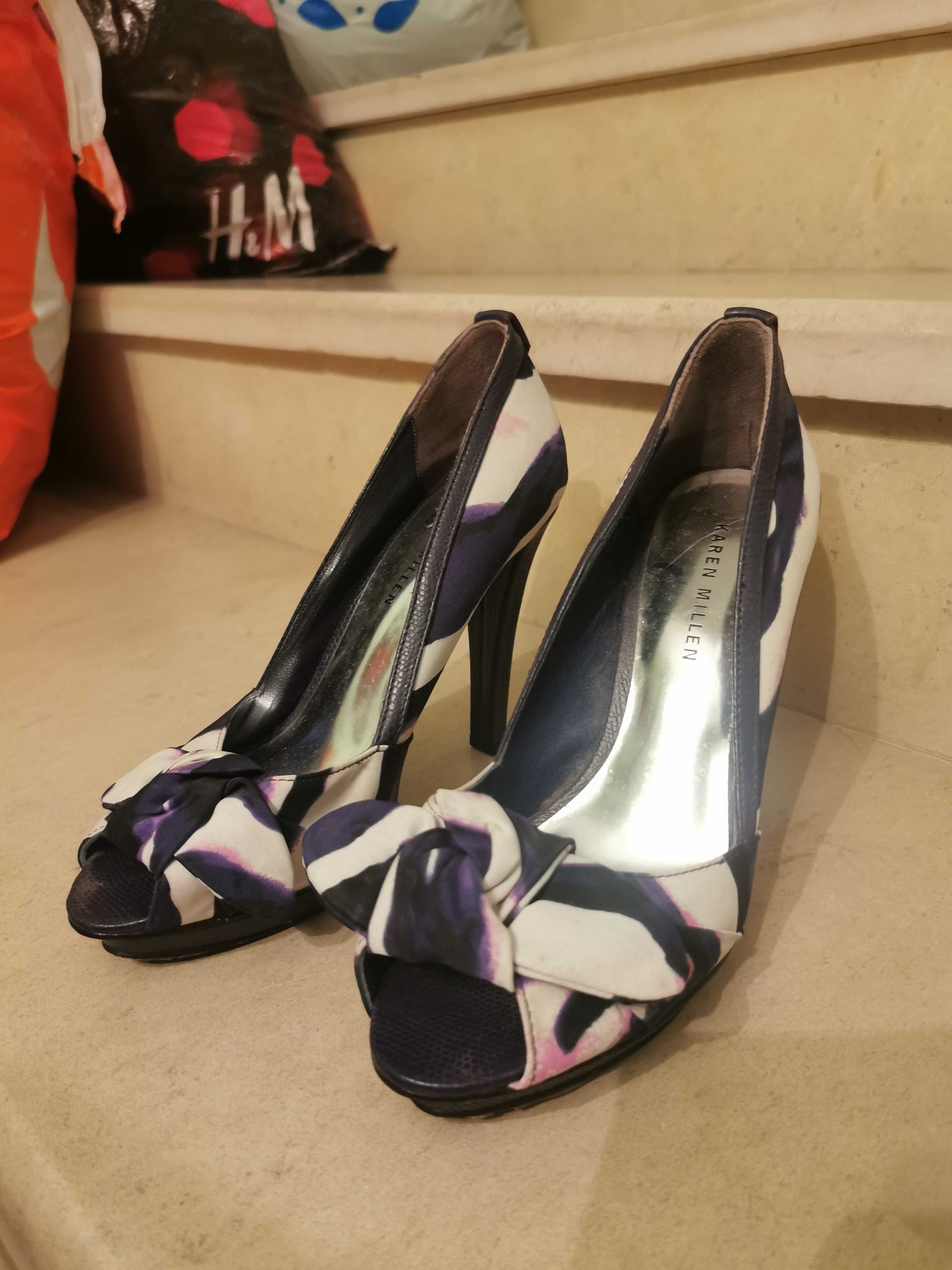 Обувки висок ток Karen Millen