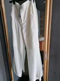 Pantaloni albi Zara noi marimea S