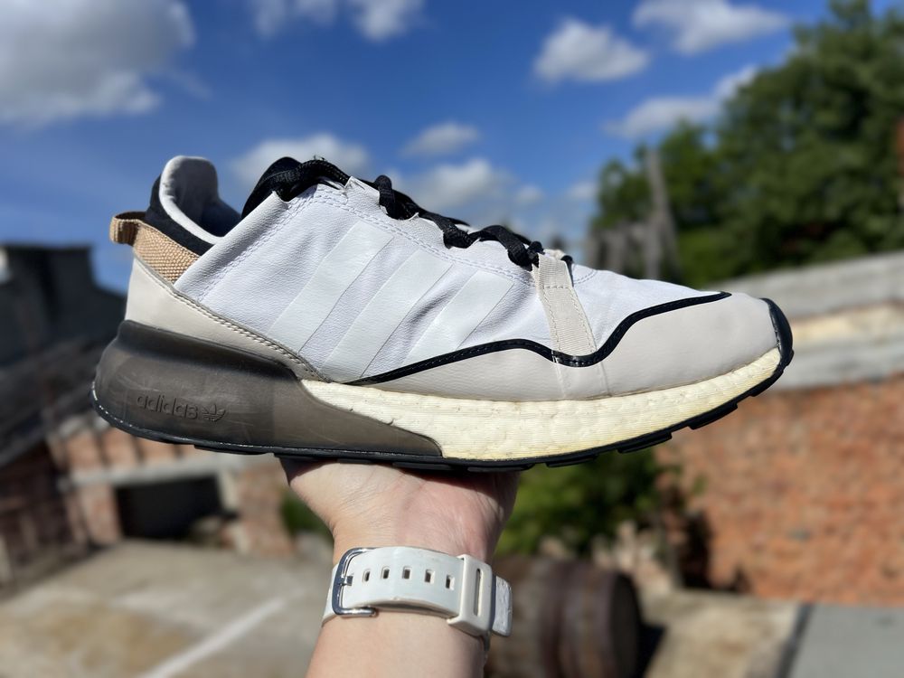 Adidas ZX 2K Boost Pure White Brown — номер 44