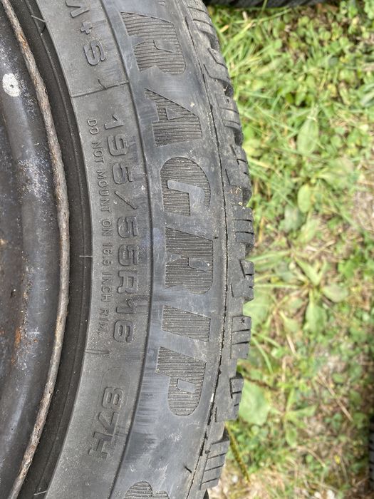 Jante otel 5x120 BMW seria 1 cu anvelope iarna 195 55 16