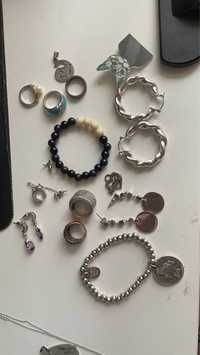 Бижутерия, серёжки , браслеты , кольца