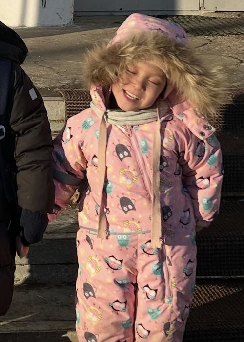 Зимний комбинезон Crockids 86см,на девочку