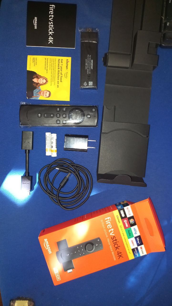 Fire Stick tv 4k + год подписки на kitchen tv