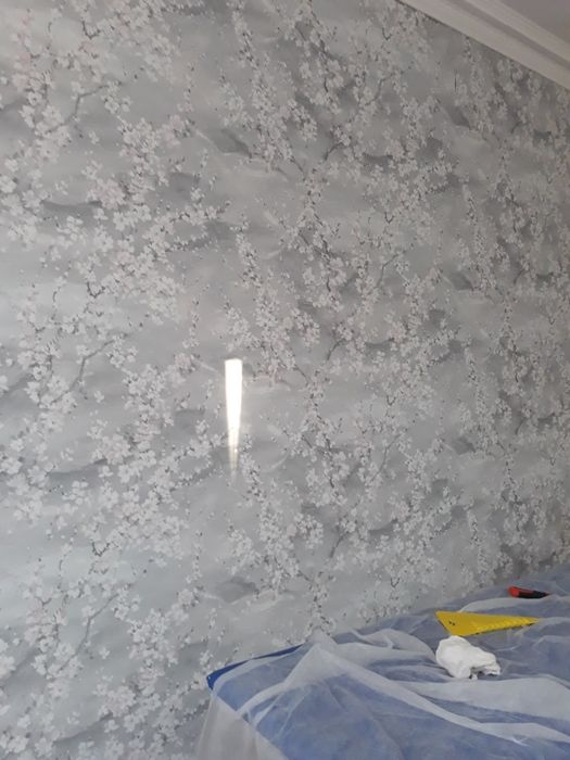 Поклейка обоев   от 7000 за рулон