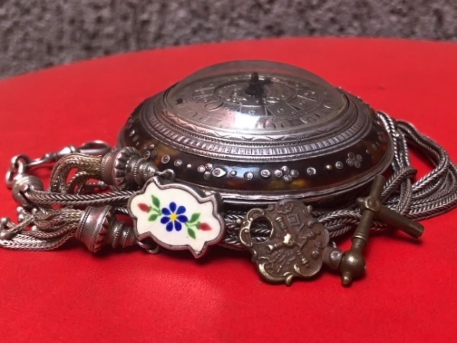 Джобен часовник на големия майстор William Clarke от 1700 г.