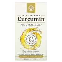 Solgar, Full Spectrum, curcumin 30 капсул с жидким экстрактом