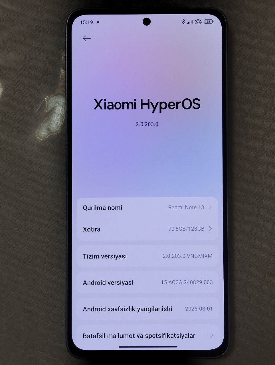 Redmi Note 13 va airpods pro sotiladi