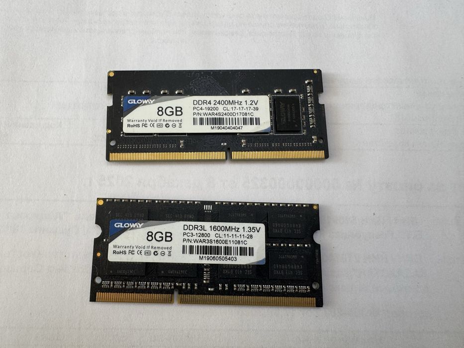Sodimm ddr 3 ddr4