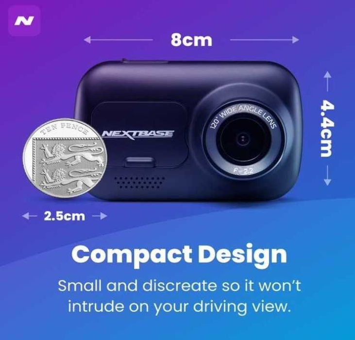 Cameră auto NEXTBASE 122HD, GPS, 4G lens, sigilată