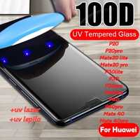 Стъклени протектори UV Nano за  Huawei p30pro p30 p50pro p40pro mate20