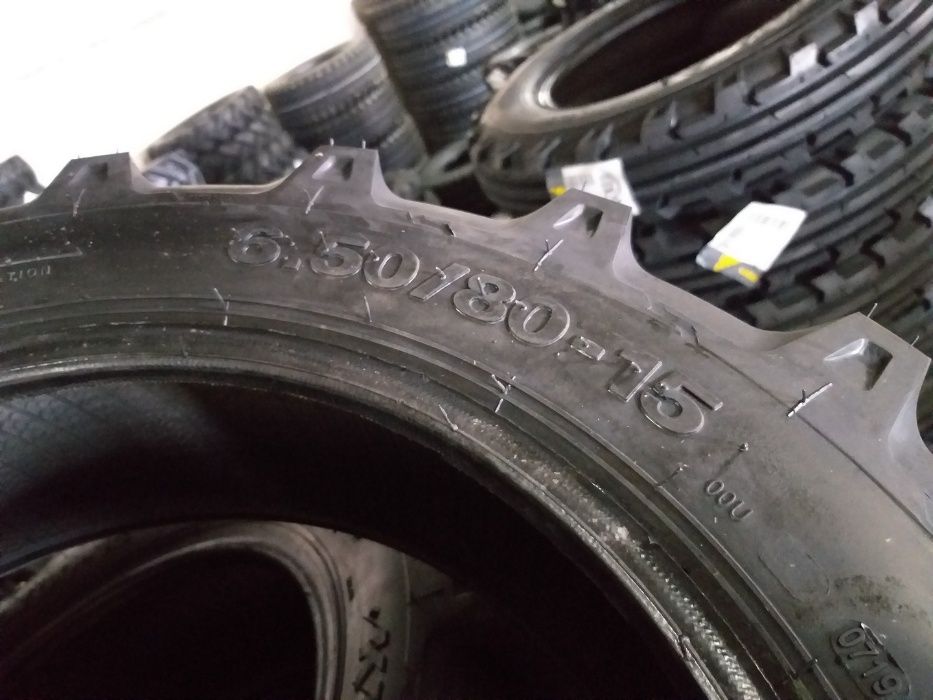 Cauciucuri noi 6.5/80-15 pentru motocultor sau tractor 4x4 tractiune