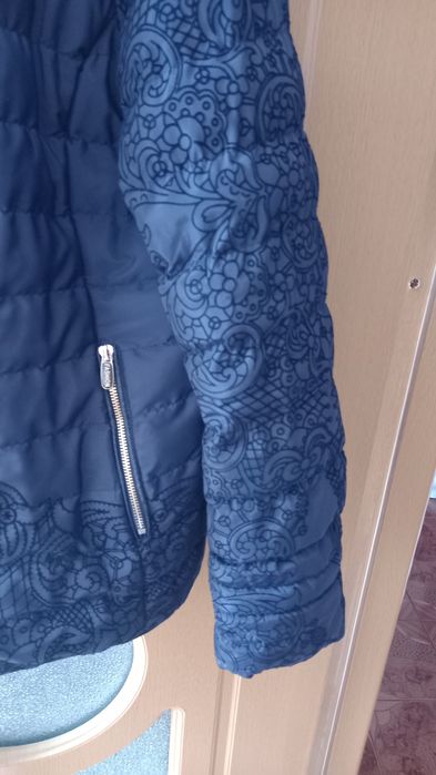 Vand geaca/ jacheta dama toamna-iarna,bleumarin,2XL- marime IT,cu mode