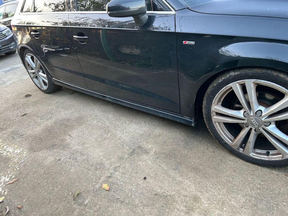 Ornament prag S Line  dreapta Audi A3 8V Sportback 2014