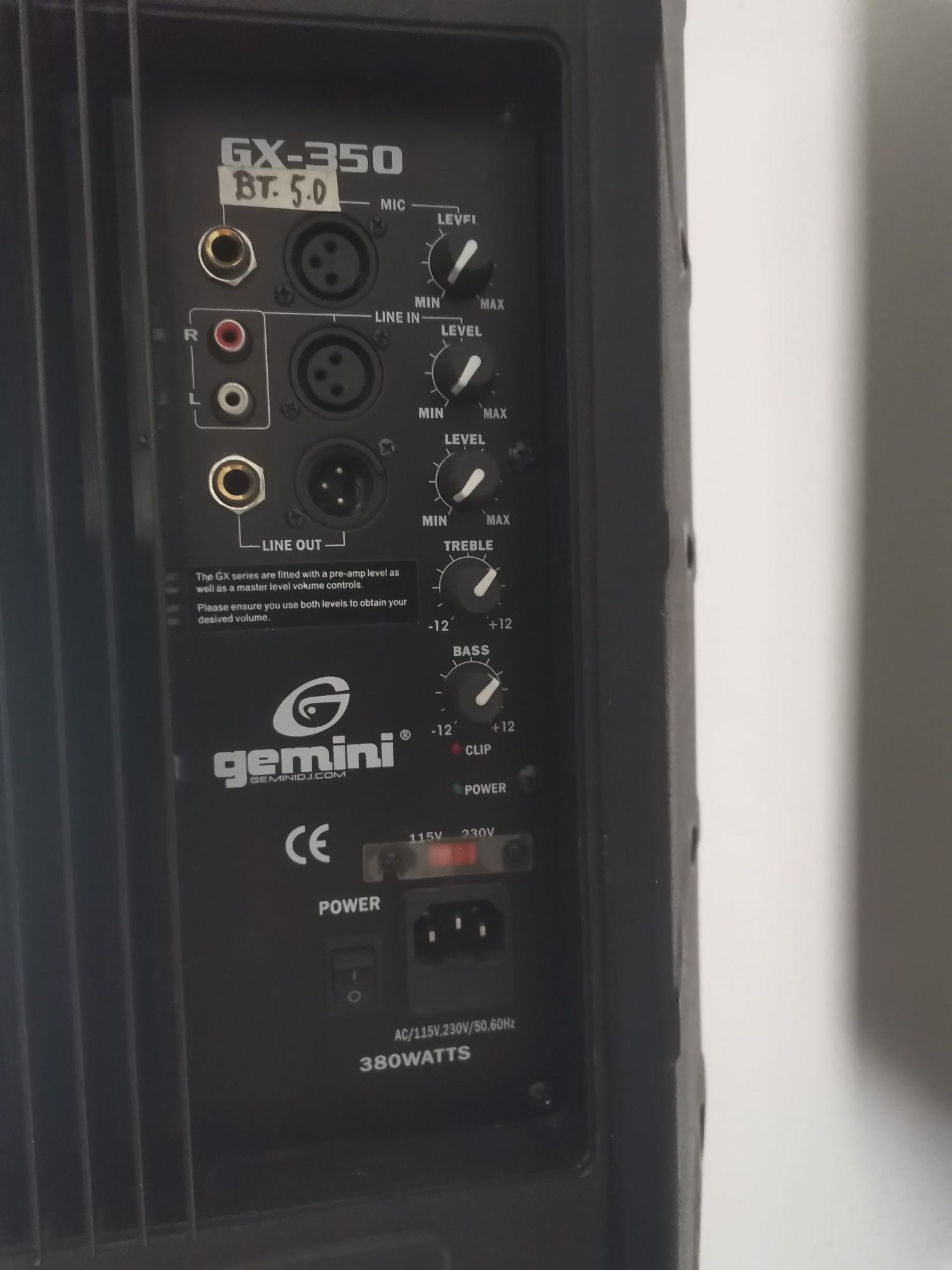 Boxe Gemini GX350 cu bluetooth