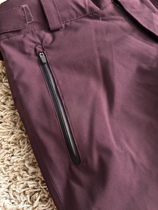 Дамски ски панталон цвят бордо