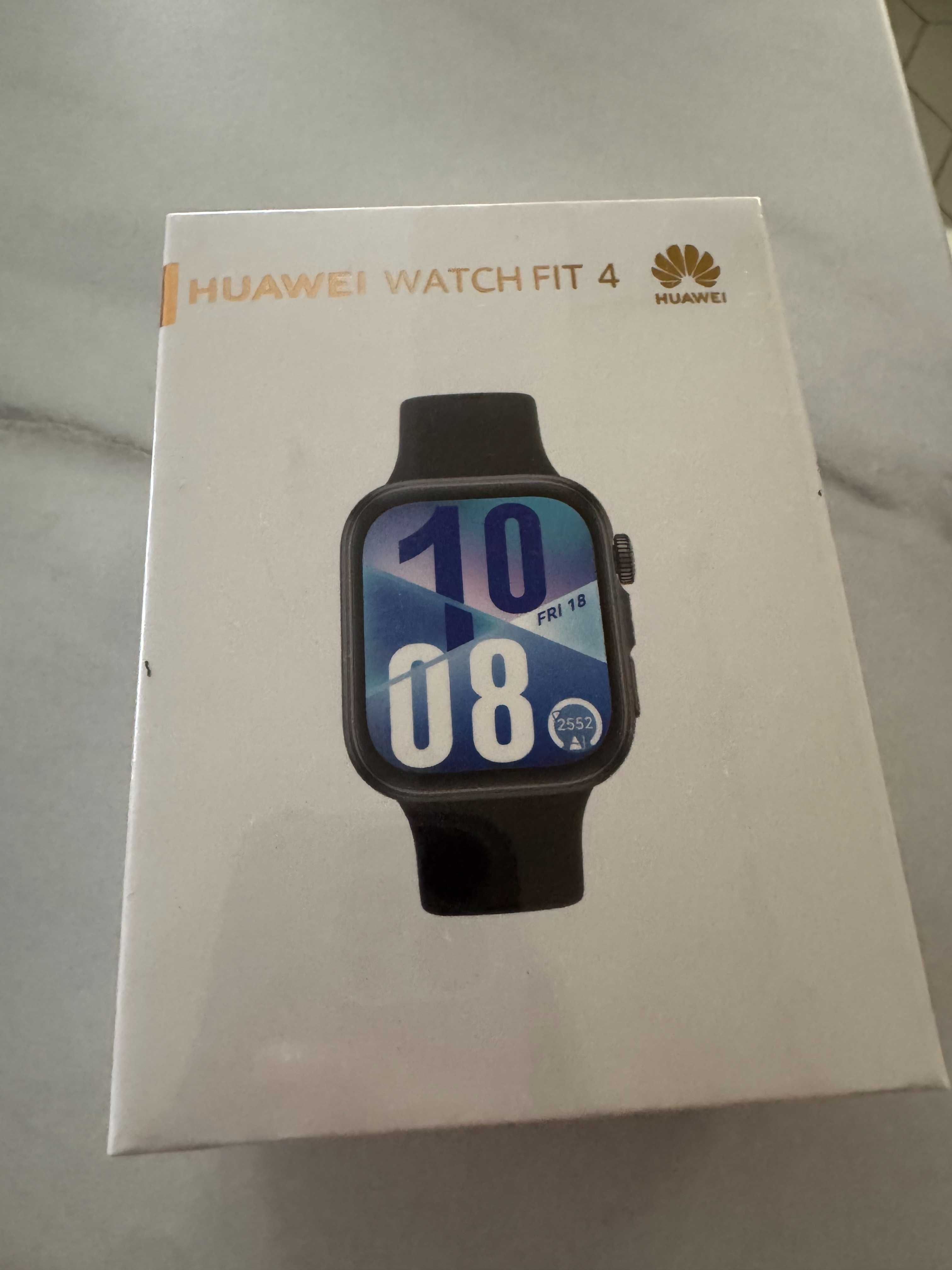 Smart Часовник Huawei Watch Fit 4 Чисто Нов Неразопакован Черен и Бял