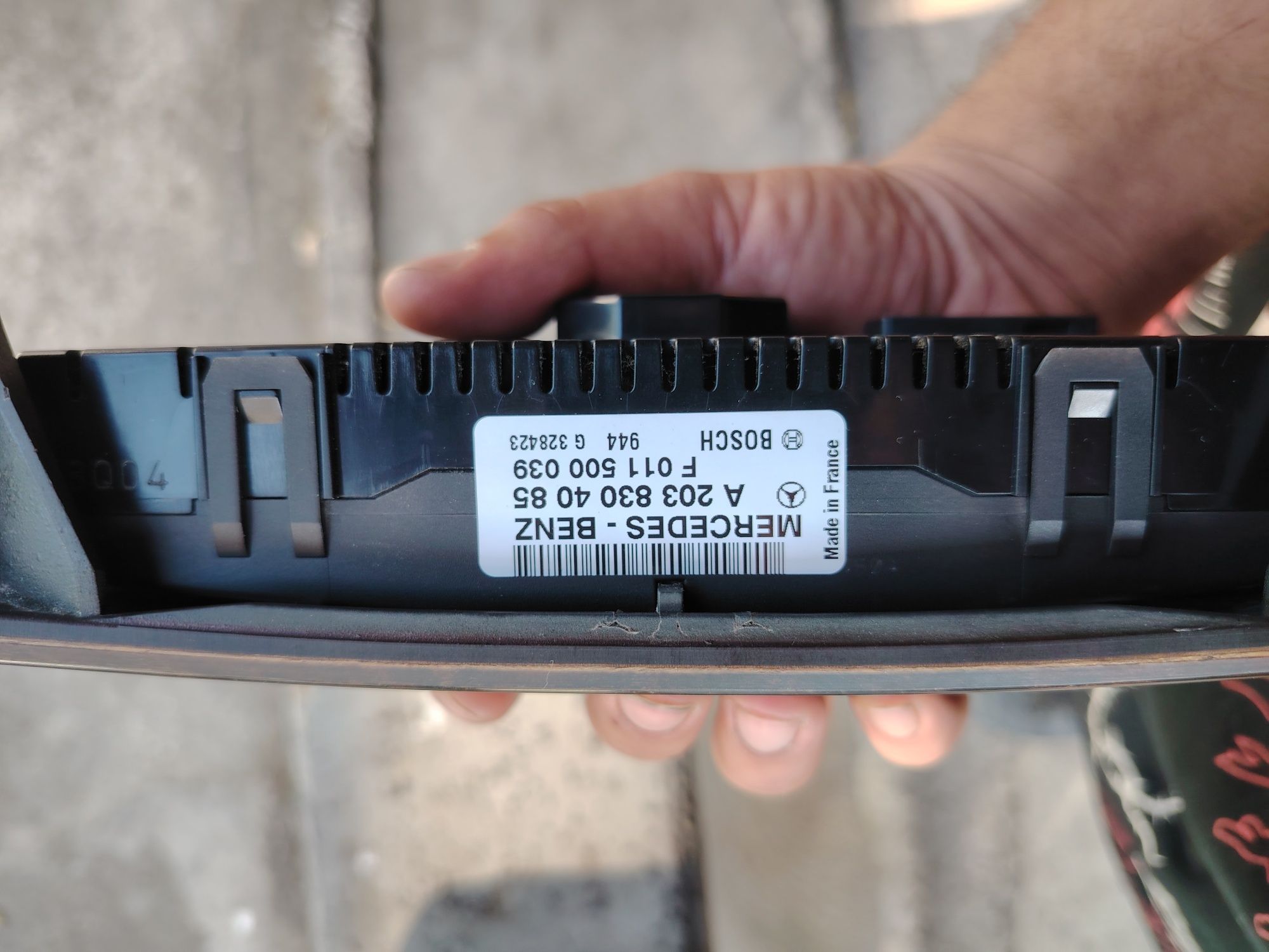 Управление на климатик С220 w203