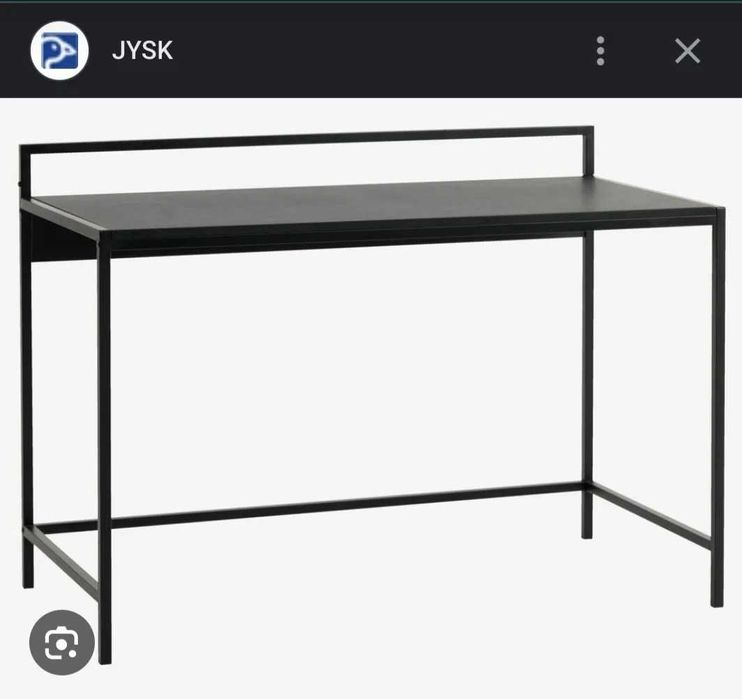 Birou TISTRUP, 60x120, negru
