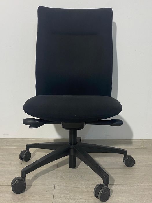 100 Buc. Scaun Birou Multiple Reglaje; Scaun Negru Ergonomic cu Role