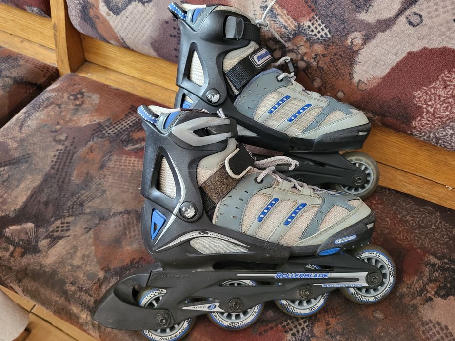 Role Reglabile Gri-Negru Blade