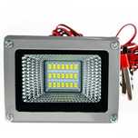Proiector LED 12 volti 10w, cablu, clesti