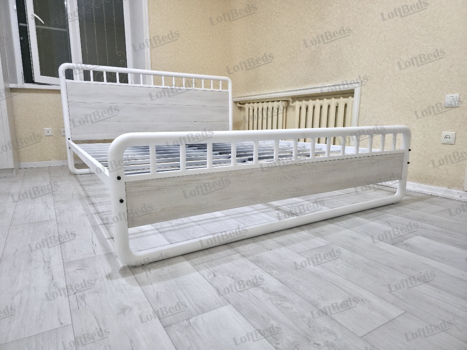 Двуспальная кровать ИТАЛЬЯНСКАЯ, с матрасом, односпальная кровать