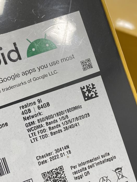 OPPO Realme 9i / 64GB / 4 Ram / Sigilate / Garantie 12 luni