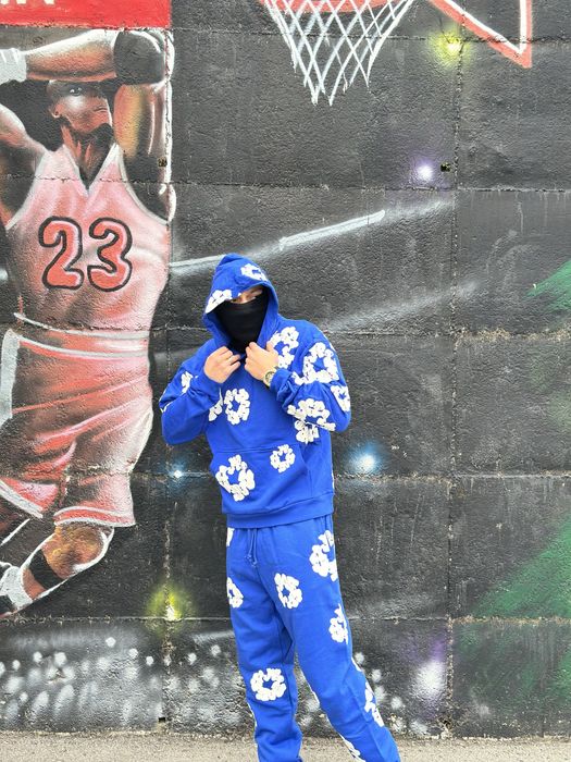 Мъжки екип Denim Tears Royal Blue